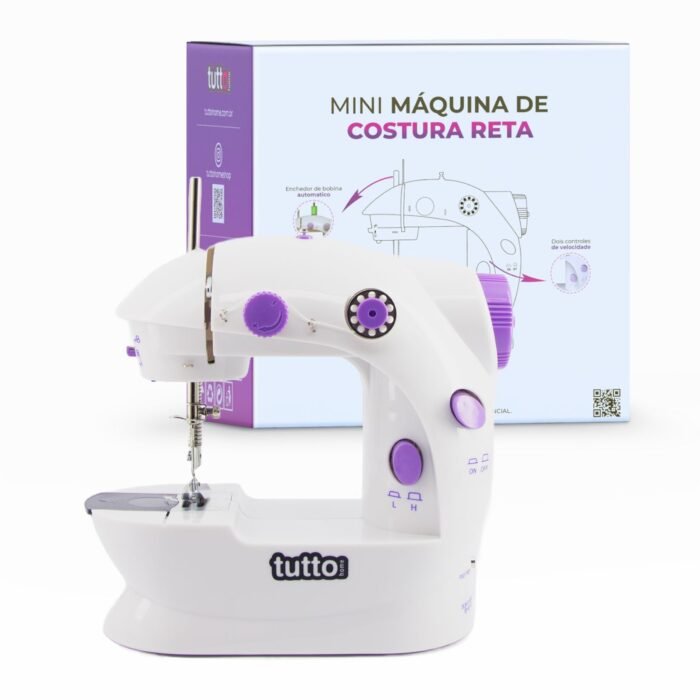 Máquina de costura MCP-100 Tutto Home Reta Portátil